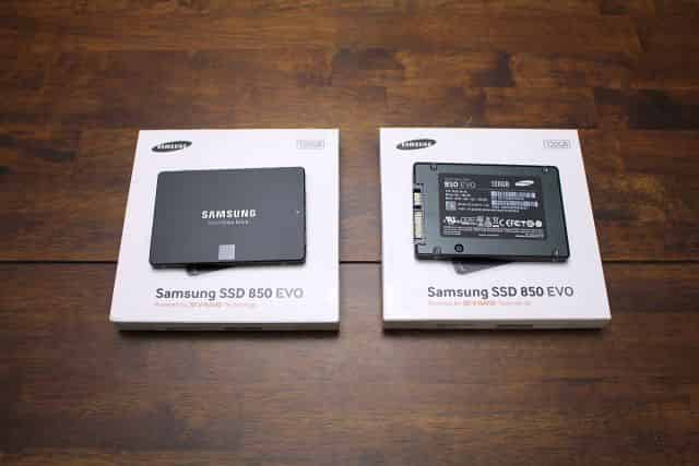 Samsung 850 EVO 120GB SSDs