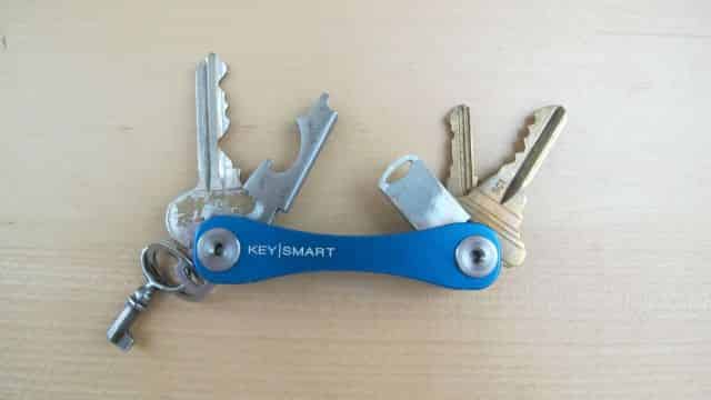 The Keysmart almost fully assembled