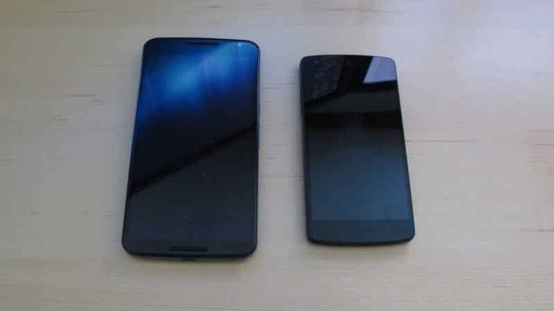 Nexus 5 Comparison - Screens Off