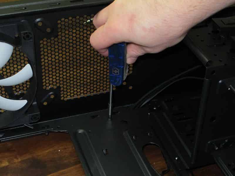 Preparing NZXT Source 220 for Motherboard install